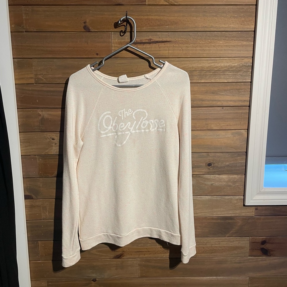 Obey Cream Sweatshirt
